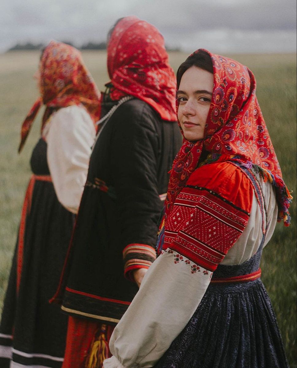Women in Slavic costumes in Kota Baru
