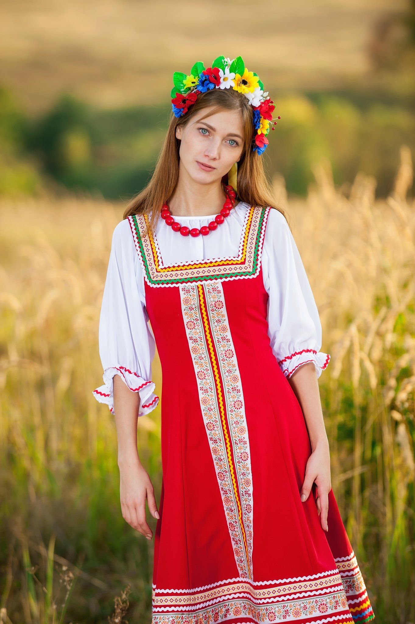 Women in Slavic costumes in Kota Baru