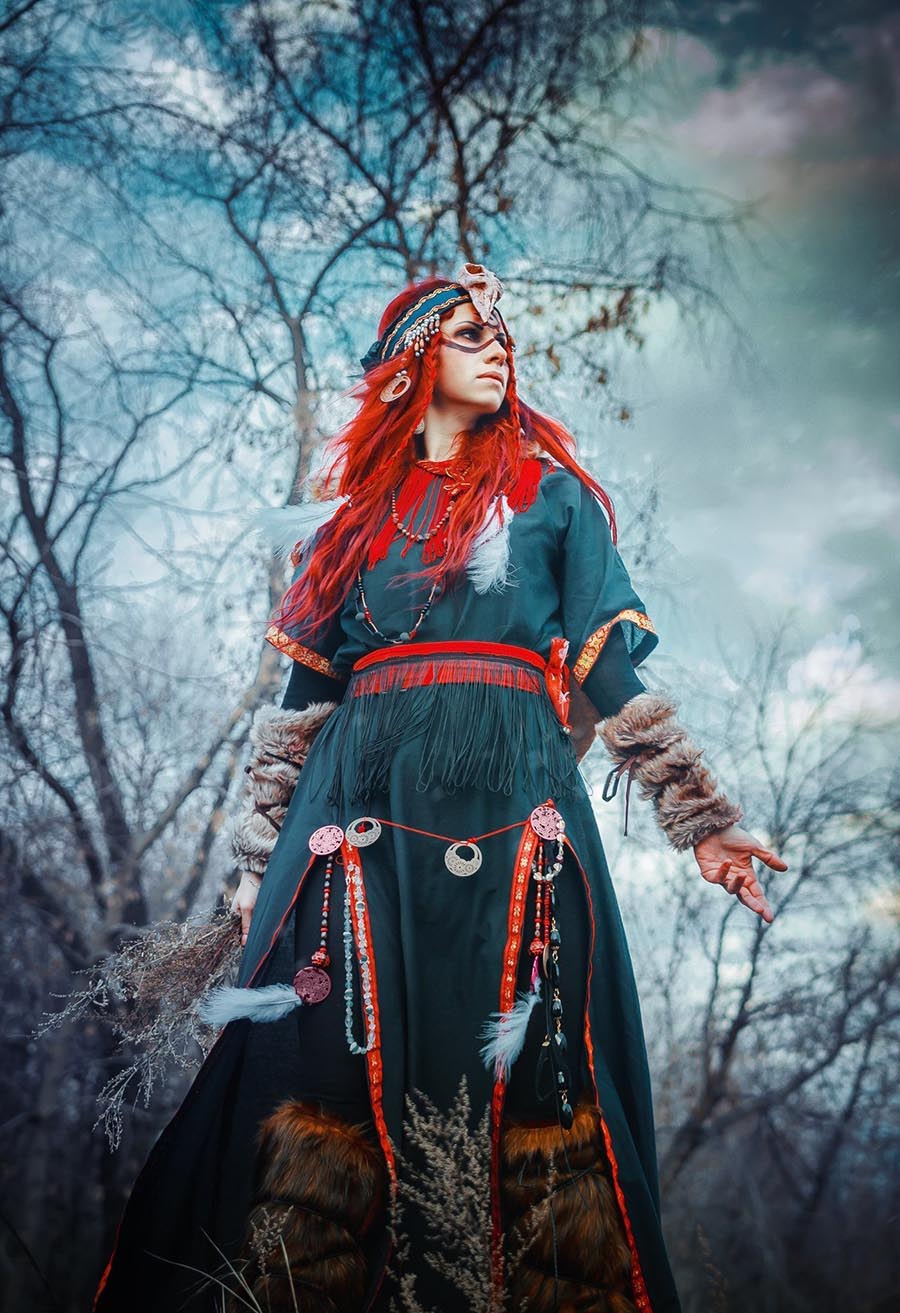 Girls in Slavic costumes underwear in Kota Baru