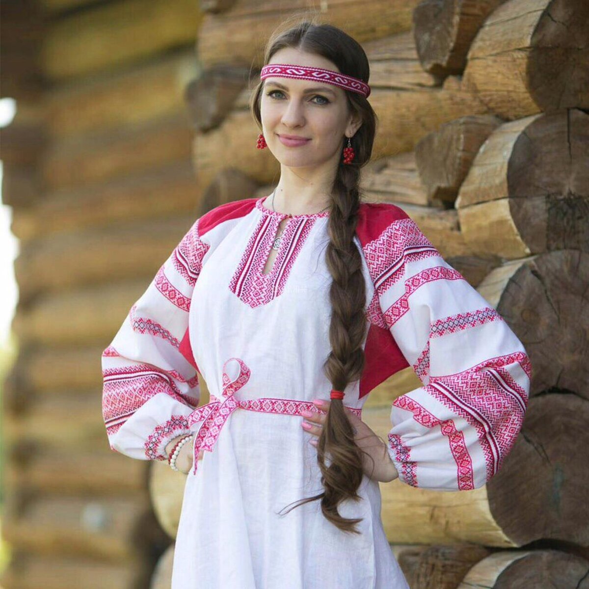 Girls in Slavic costumes in Kota Baru