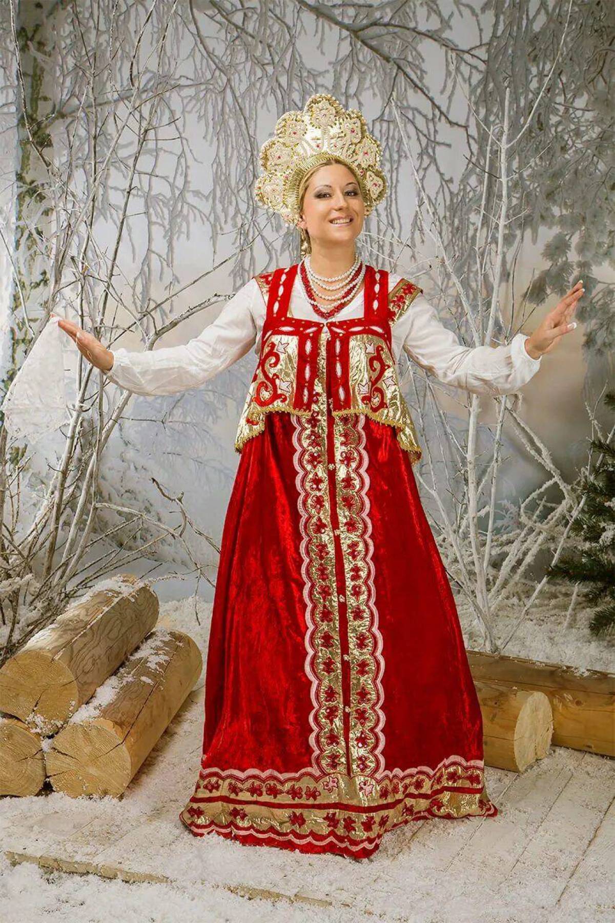 Girls in Slavic costumes in Kota Baru