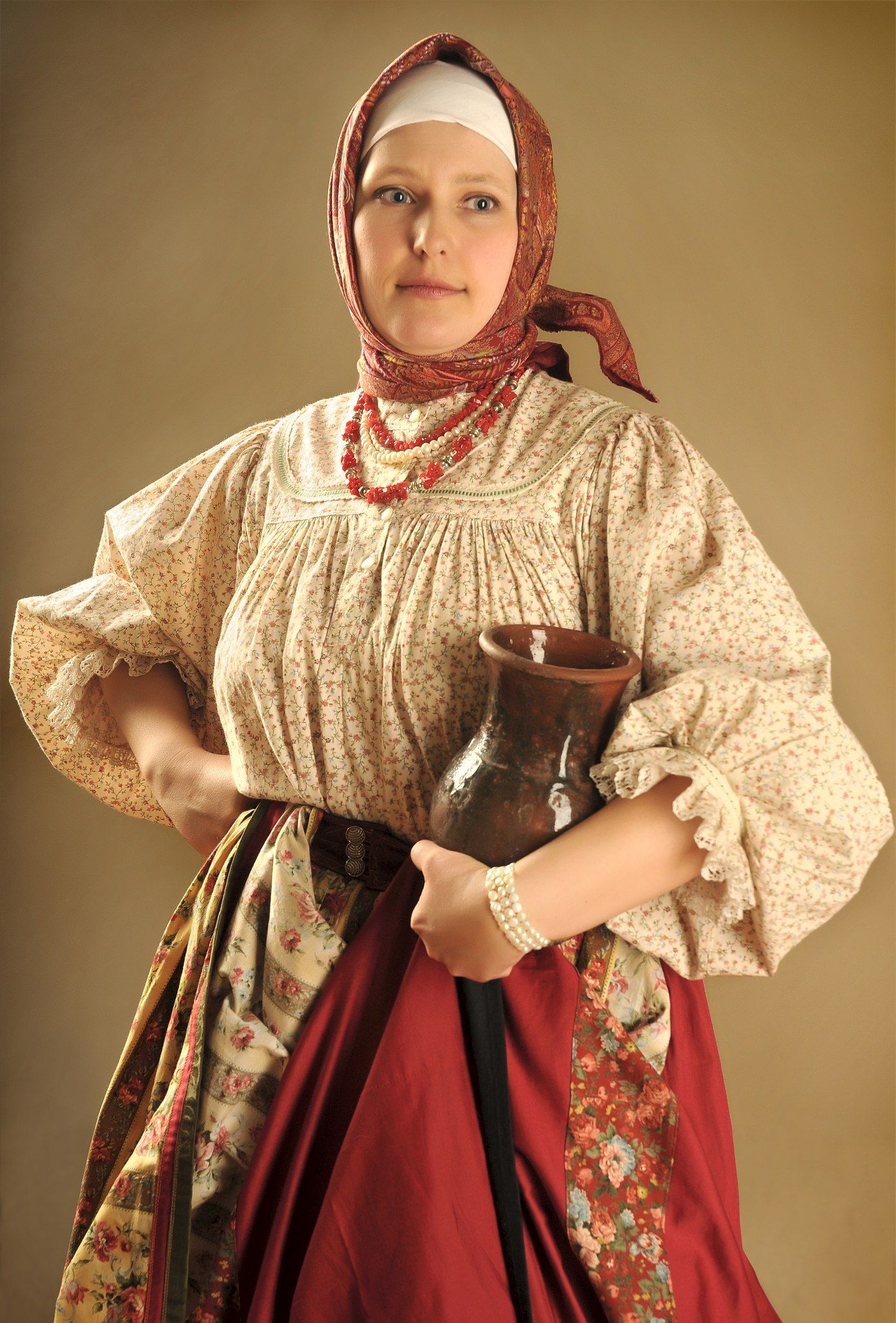 Girls in Slavic costumes in Kota Baru