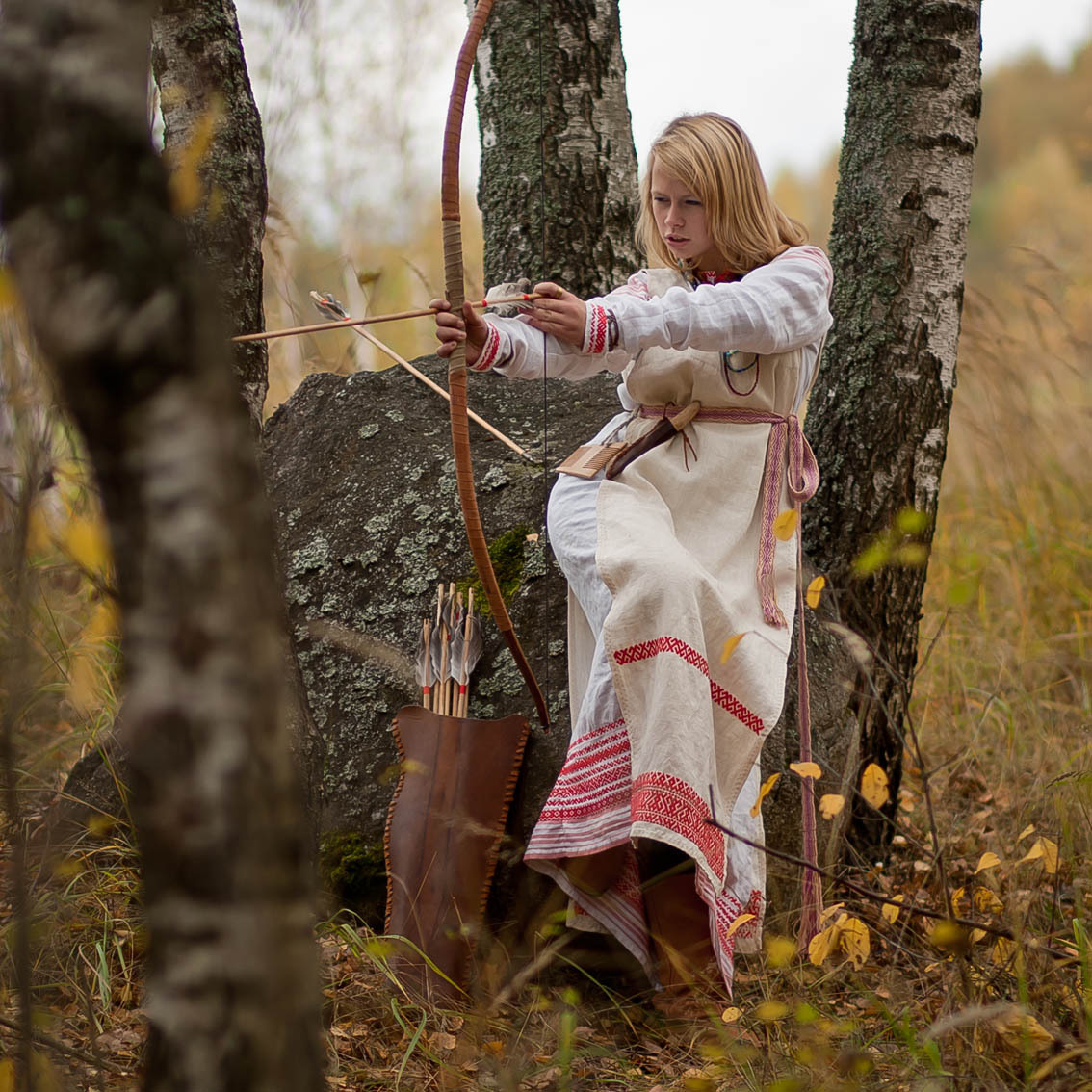 Sexy photo Girls in Slavic costumes in Kota Baru